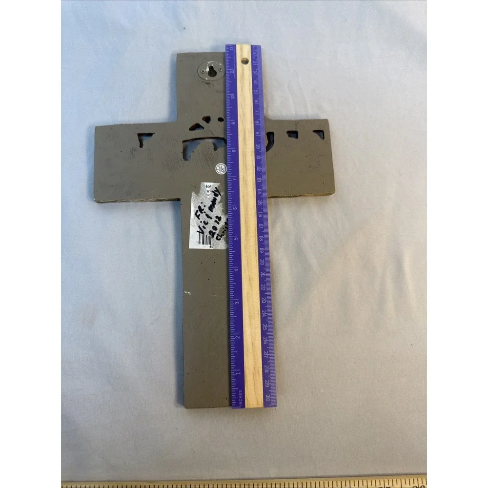 Beautiful Adoration of the Magi Holy Family Nativity Resin Wall Cross 12 In